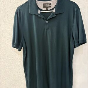 Banana Republic Dark Green Polo Shirt, Luxury Touch, Standard Fit